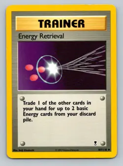 Pokemon Energy Retrieval Legendary Collection 107/110 Light Play LP+ or Better - Image 1