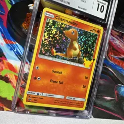 Charmander 9/25 Confetti Holo - CGC Gem Mint 10 - McDonald's Coll. 2021 -Pokemon - Image 2