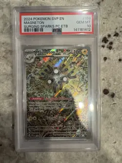 Pokemon Center Surging Sparks Promo Magneton #159 PSA10 - Image 1