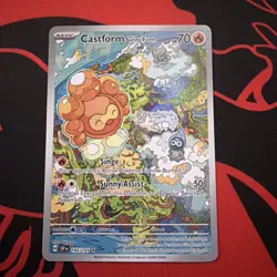 Pokemon TCG Castform Sunny Form Illustration Rare Surging Sparks NM - Image 1