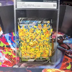 Pikachu V-Union JUMBO Promo - CGC Gem Mint 10 - Celebrations - Pokemon TCG 2021 - Image 1