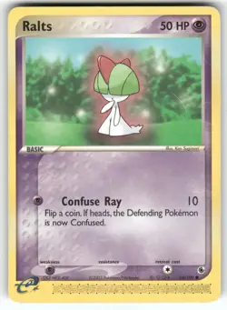Ralts Ruby and Sapphire Common Pokemon Lightly played - Image 1