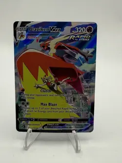 Pokemon Blaziken VMAX TG15/TG30 Silver Tempest Full Art Holo Rapid Strike 320 HP - Image 1