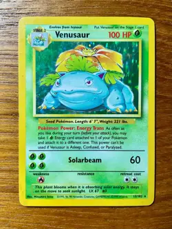 Pokemon Base Set Trio Charizard 4/102, Blastoise 2/102 & Venusaur 15/102 - MP - Image 2