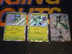 Shiny Meowscarada Floragato Sprigatito SVP 076 077 078 Pokemon TCG Promo - Image 1