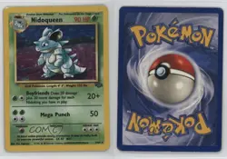 Nidoqueen Holo Pokemon Jungle #7 1999 - Image 3