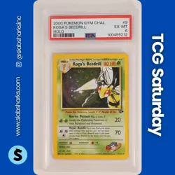 2000 POKEMON GYM CHALLENGE #9/132 KOGA'S BEEDRILL HOLO PSA 6 - Image 1