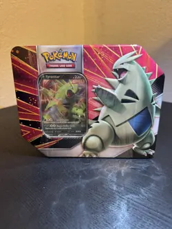 V Strikers Tin [Tyranitar V] - SWSH05: Battle Styles Pokemon 820650809552 - Image 1