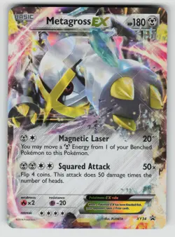 Metagross EX XY34 Promo XY Black Star Promos Pokemon HP/DMG - Image 1
