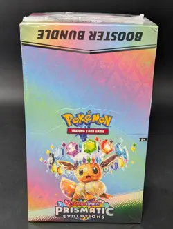 Pokemon SV8.5 Prismatic Evolutions Factory Sealed Booster Bundle Display Case - Image 1
