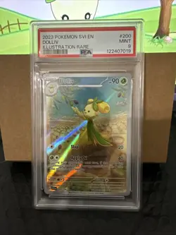 2023 POKEMON SVI EN-SCARLET & VIOLET ILLUSTRATION RARE #200 DOLLIV PSA 9 - Image 1