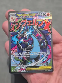 POKEMON TCG MEGA CHARIZARD X EX 023 BLACK STAR PROMO PERFECT CONDITION 10/10 - Image 2
