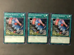 Limiter Removal (3x) LED2-EN049 - Common - 1st Edition Near Mint Yugioh - Image 1