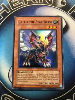 *** GALLIS THE STAR BEAST *** (LP) SUPER RARE GX06-EN001 YUGIOH! - Image 1