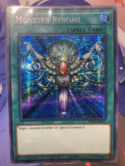 Monster Reborn TN19-EN011 Secret Rare Limited Edition Near Mint Condition - Image 1