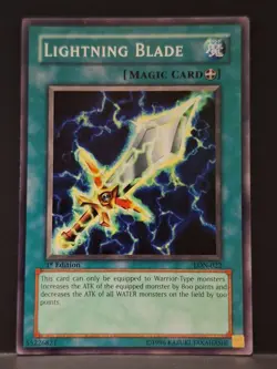 Yugioh Lightning Blade LON-022 1st Edition LP - Image 1
