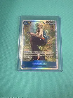 Bandai One Piece CCG Nefeltari Vivi SR EB03-024 Foil Blocker 4000 Power English - Image 1