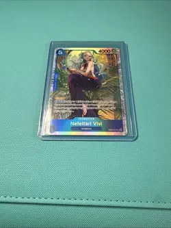 Bandai One Piece CCG Nefeltari Vivi SR EB03-024 Foil Blocker 4000 Power English - Image 2
