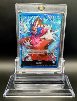 Buggy OP09-042 Leader | One Piece TCG: ST25 Blue Buggy English — Foil NM - Image 1