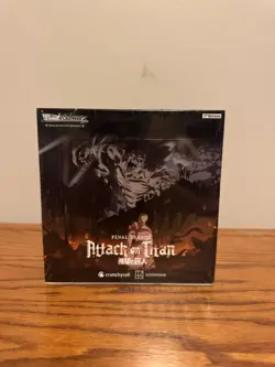 Attack On Titan: Final Season Weiss Schwarz TCG Booster Box Sealed 8885009406884 - Image 1