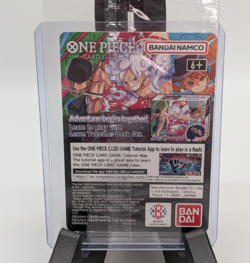One Piece Monkey D Luffy US College Basketball Promo Card SEALED MINT wTopLoader - Image 2