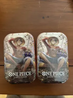 One Piece Card Game Tin Pack Set Vol.2 TS-02 OP-13 Lot of 2 Sealed - Image 1