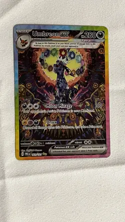 Pokemon Umbreon EX TCG Prismatic Evolutions Card 161/131 NM Condition - Image 1