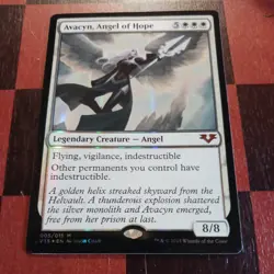 Mtg Avacyn, Angel of Hope FOIL LP/NM From the Vault: Angels Commander Card - Image 3