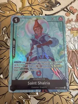 One Piece Card Game Saint Shalria Carrying On His Will OP13-086 Premium Alt Art - Image 1