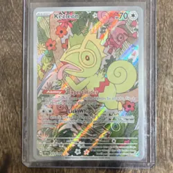 Pokemon Kecleon Illustration Rare Full Art Holo Card SV08 Surging Sparks 213/191 - Image 1