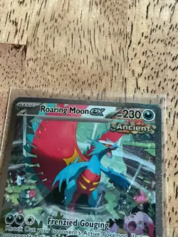 Roaring Moon EX Sir 251/182 Paradox Rift Holo Pokemon TCG Card - Image 5
