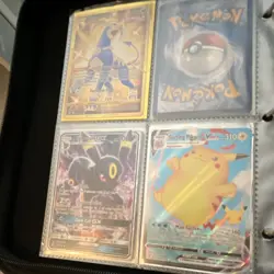 Pokemon TCG Holo Foil Full Art trainer vmax v gx card lot binder - Image 5
