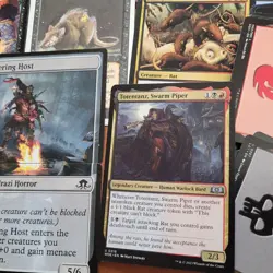 Swarm Piper Rare ***RATS*** Tribal Custom COMMANDER MAGIC DECK 100 MTG Cards - Image 1