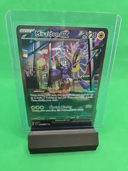 Miraidon ex 244/198 Secret Rare Double Rare Holo Pokemon Card NM - Image 1