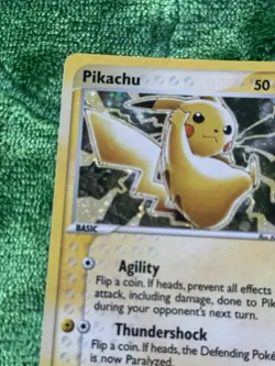 NM Pokemon Pikachu TCG Black Star Promo Holo Card #012 2003 - Image 5