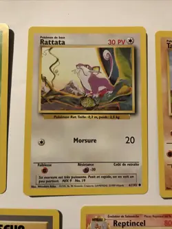 Lot Of 5 French Pokemon Base Set Unlimited Cards Charmeleon - NM - Image 3