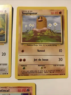Lot Of 5 French Pokemon Base Set Unlimited Cards Charmeleon - NM - Image 4