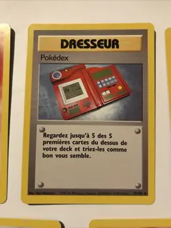 Lot Of 5 French Pokemon Base Set Unlimited Cards Growlithe - NM - Image 3
