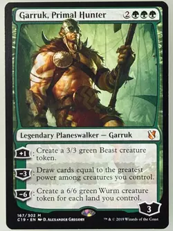 Magic the Gathering - Garruk, Primal Hunter 167 - Image 1