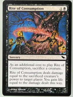 Magic the Gathering - Rite of Consumption 76 - Image 1