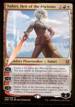 Nahiri, Heir of the Ancients Zendikar Rising #230 Mythic NM - Image 1