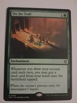 On The Trail NM/M Magic the Gathering Murders at Karlov Manor Commander MTG - Image 1