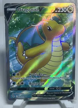 Dragonite V (Full Art) 076/078 Pokemon GO Holo - Image 1