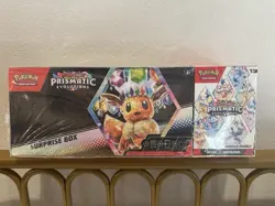 Pokemon TCG Prismatic Evolutions Surprise Box & Booster Bundle Sams Club SEALED - Image 1