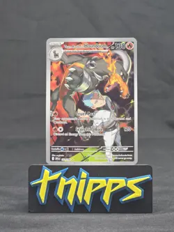 2025 Pokemon Destined Rivals Team Rocket's Houndoom 191/182 IR Full Art *MINT!* - Image 1
