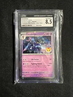 Ceruledge 040/091 Paldean Fates Pokemon Day 2024 Promo CGC 8.5 - Image 1
