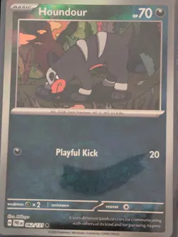 Houndour 062/131 Master Ball Pattern Prismatic Evolutions Pokemon TCG - Image 1
