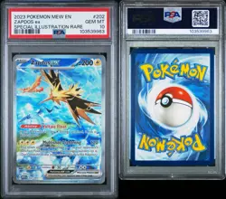 Pokemon Zapdos ex 202/165 PSA 10 Gem Mint SV 151 Special Illustration Rare 2023 - Image 3