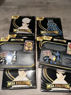 Lot 8x Pokemon TCG Mega Evolution Elite Trainer Box ETB Factory Sealed - Image 2
