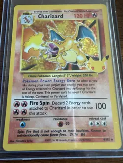 2021 Pokemon Charizard 004/102 Base Set Holo Rare 120 HP Stage 2 - Image 1